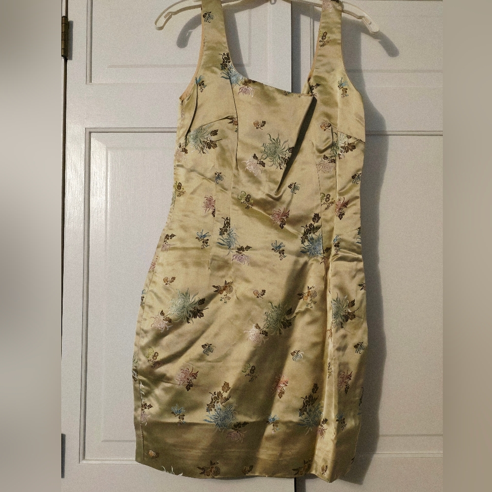 Vintage 90s Geary Roark Kamisato Dress Gantos Designer Dead Stock Party Cocktail